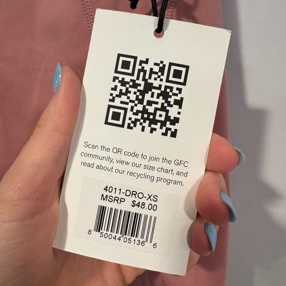 Girlfriend Collective Women's Pink NWT Biker Shorts - Picture 2 of 3